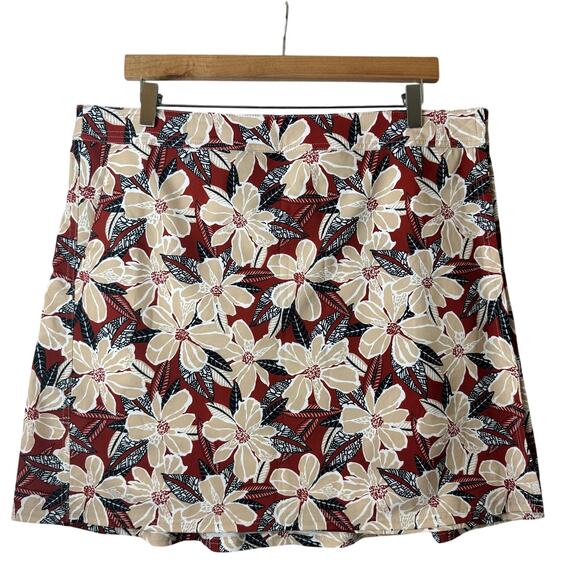 RipSkirt Hawaii Wrap Skirt Sz XL 16-18 Length 2 Floral Print Swim Cover Up - Picture 1 of 11